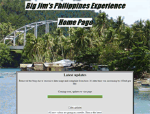 Tablet Screenshot of bigjimsphilippinesexperience.com